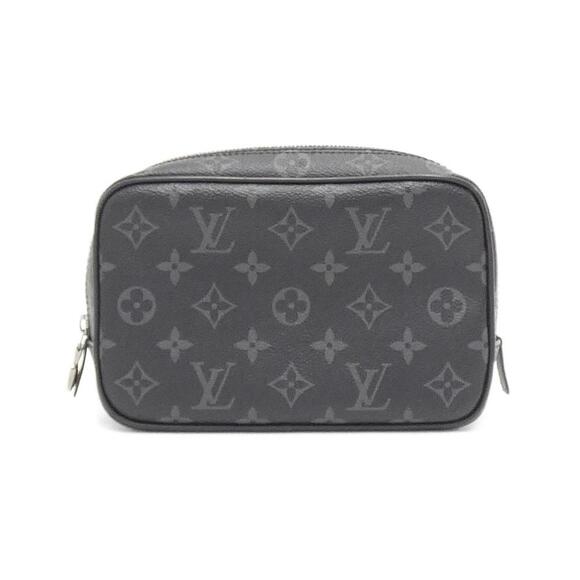LOUIS VUITTON Black Monogram Pouch - Picture 1 of 7